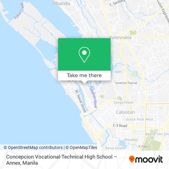 Concepcion Vocational-Technical High School – Annex map