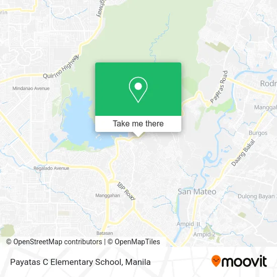Payatas C Elementary School map