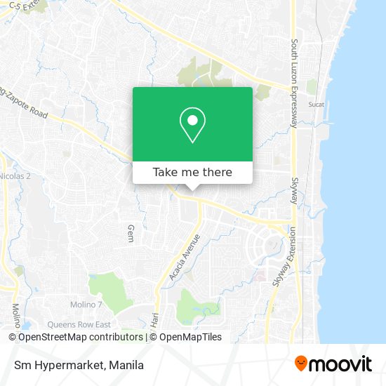 Sm Hypermarket map