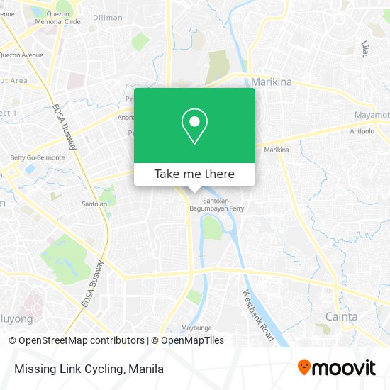 Missing Link Cycling map