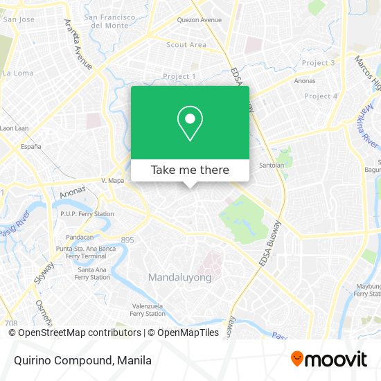 Quirino Compound map