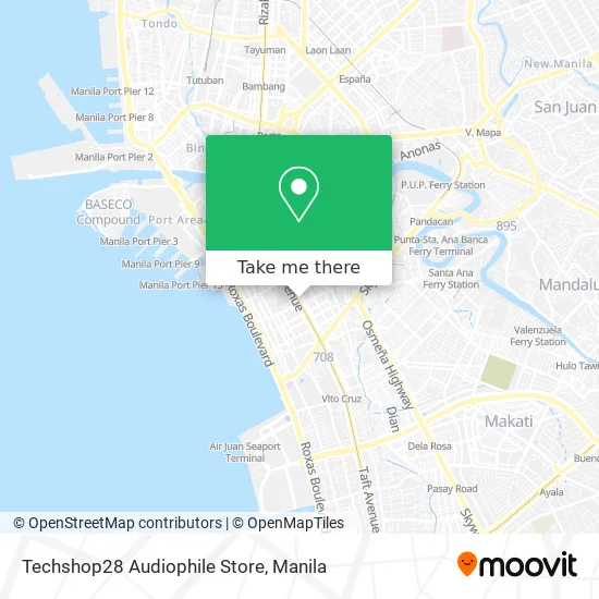 Techshop28 Audiophile Store map