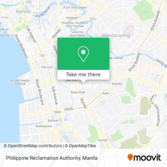 Philippine Reclamation Authority map