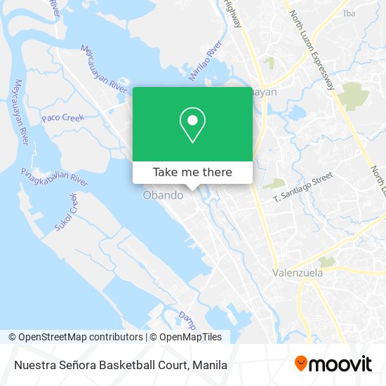 Nuestra Señora Basketball Court map