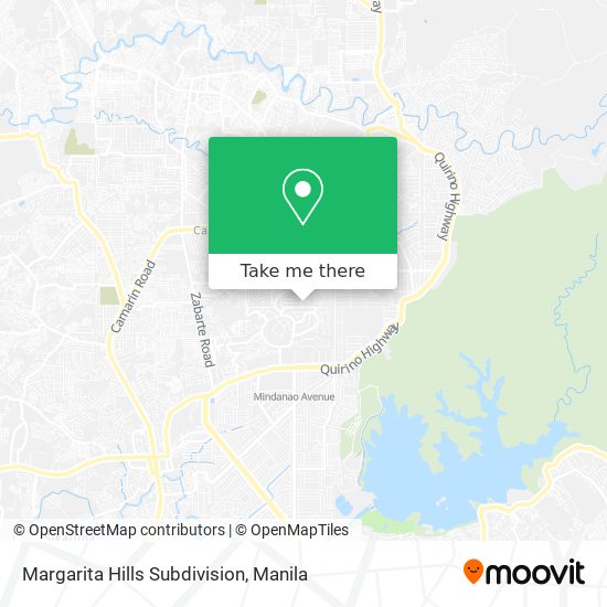 Margarita Hills Subdivision map