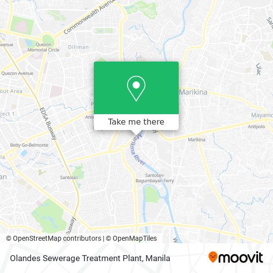 Olandes Sewerage Treatment Plant map