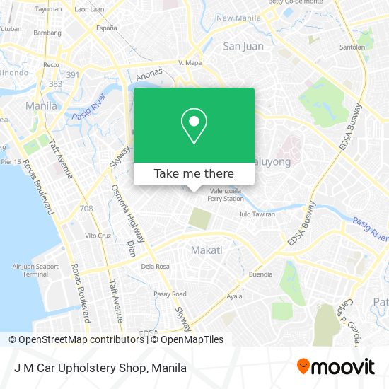 J M Car Upholstery Shop map