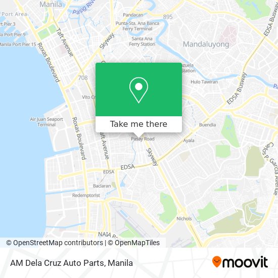 AM Dela Cruz Auto Parts map