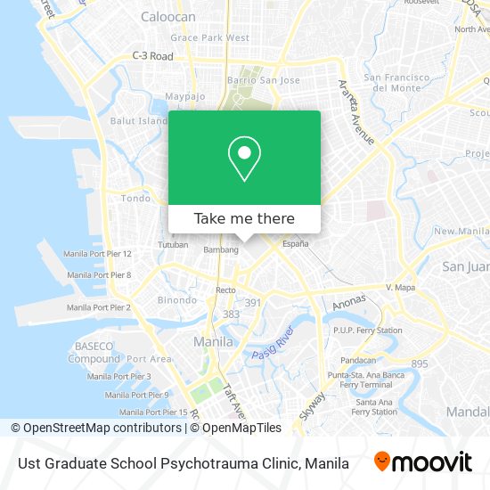 Ust Graduate School Psychotrauma Clinic map