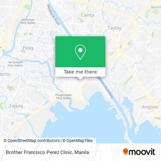 Brother Francisco Perez Clinic map