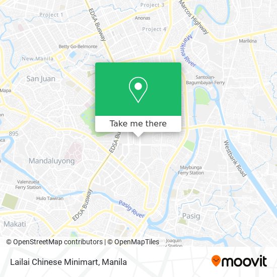 Lailai Chinese Minimart map