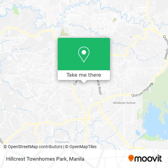 Hillcrest Townhomes Park map