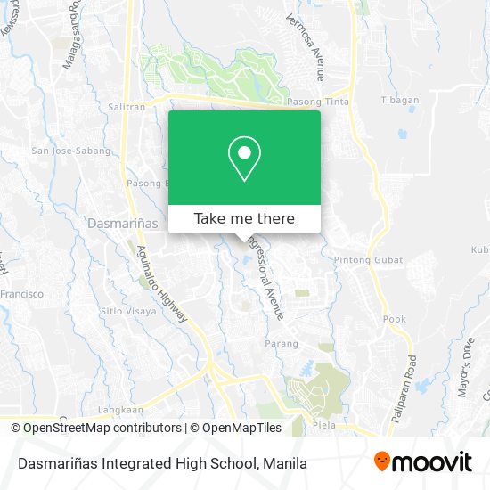 Dasmariñas Integrated High School map