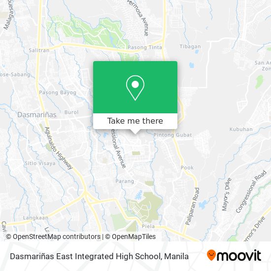 Dasmariñas East Integrated High School map