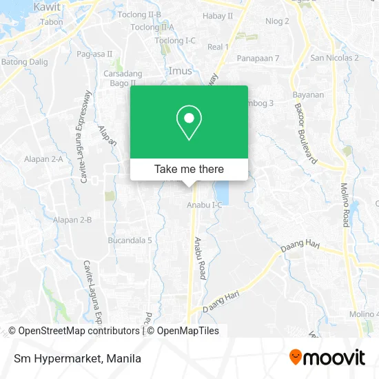 Sm Hypermarket map