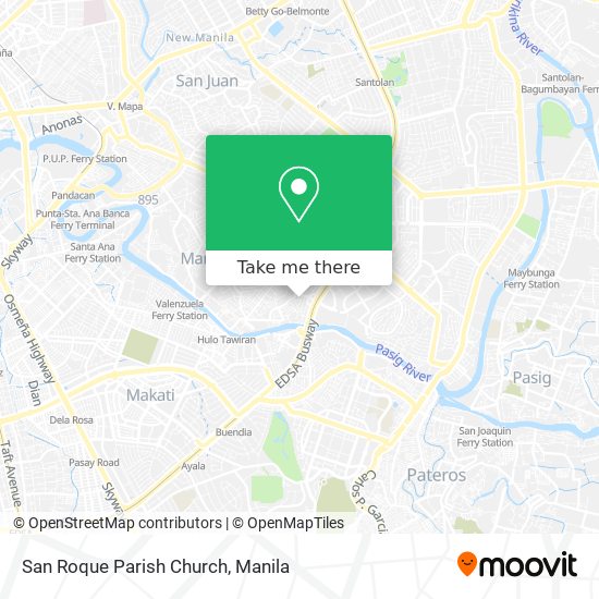 San Roque Parish Church map