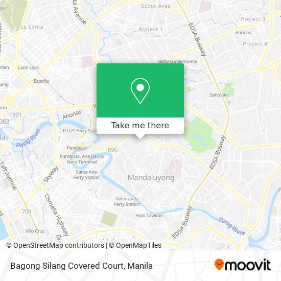 Bagong Silang Covered Court map