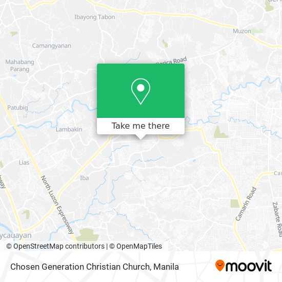 Chosen Generation Christian Church map