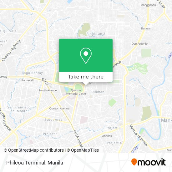 Philcoa Terminal map