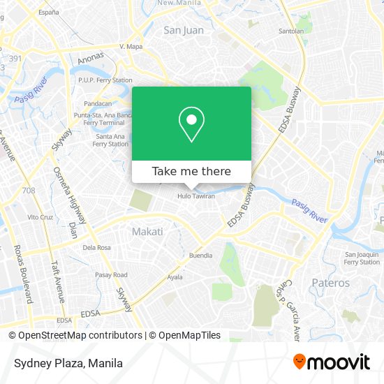 Sydney Plaza map