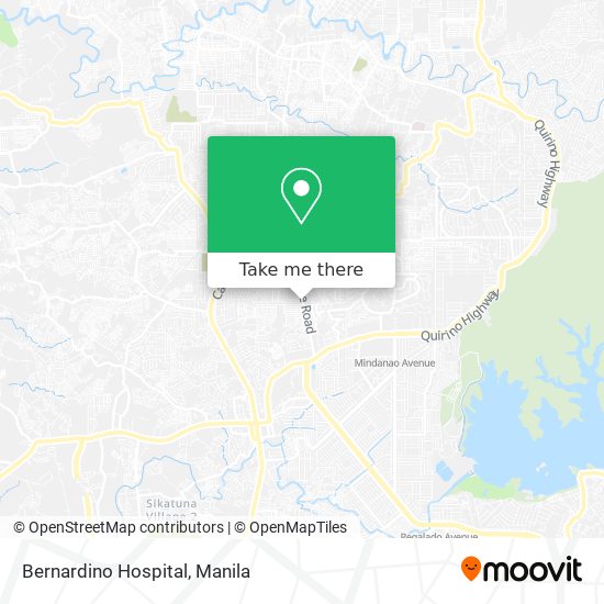 Bernardino Hospital map