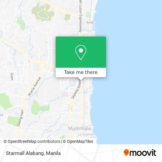 Starmall Alabang map