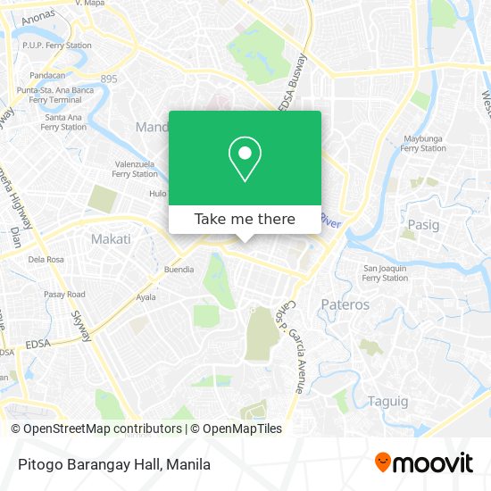 Pitogo Barangay Hall map