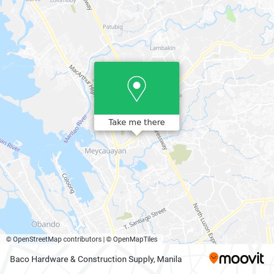 Baco Hardware & Construction Supply map