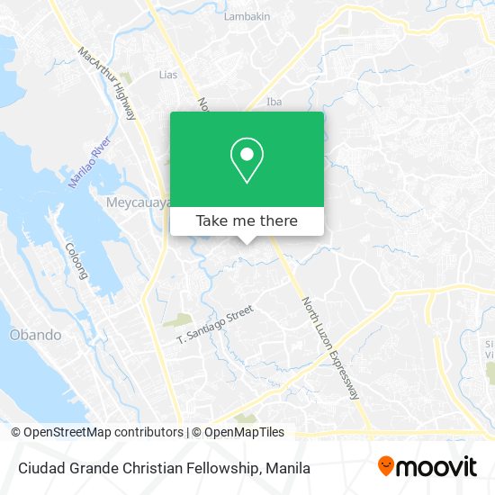 Ciudad Grande Christian Fellowship map