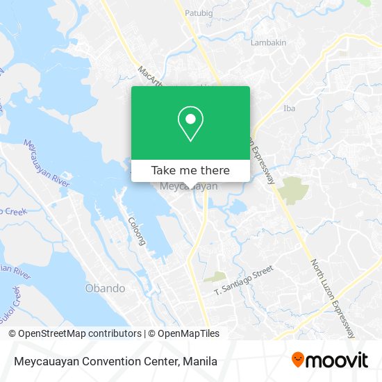 Meycauayan Convention Center map