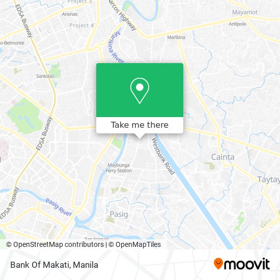 Bank Of Makati map