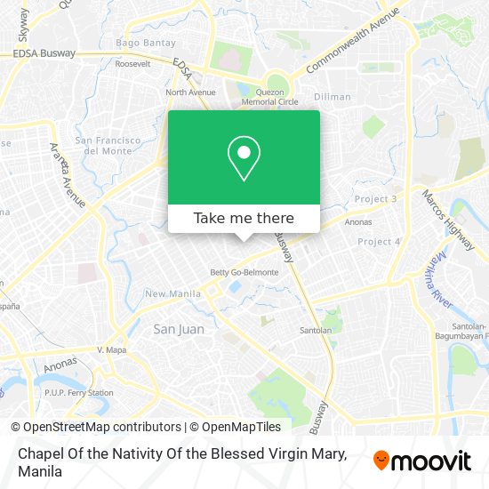 Chapel Of the Nativity Of the Blessed Virgin Mary map