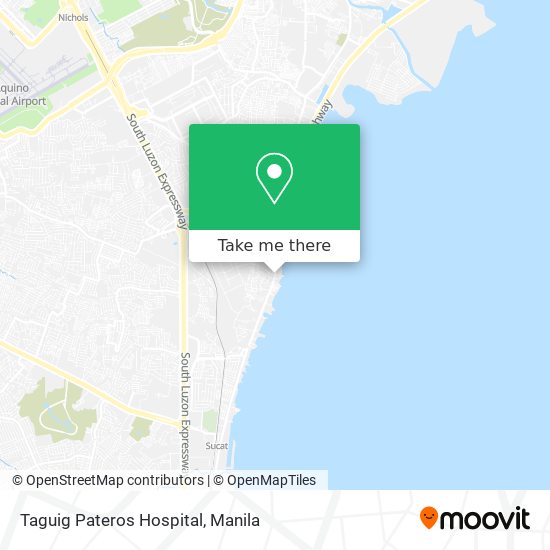 Taguig Pateros Hospital map