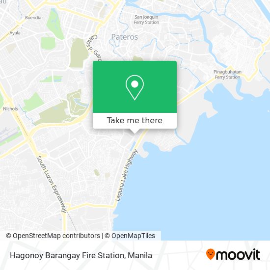 Hagonoy Barangay Fire Station map