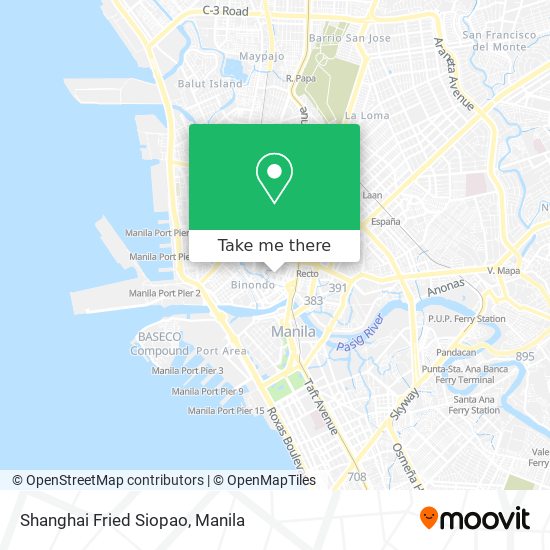 Shanghai Fried Siopao map