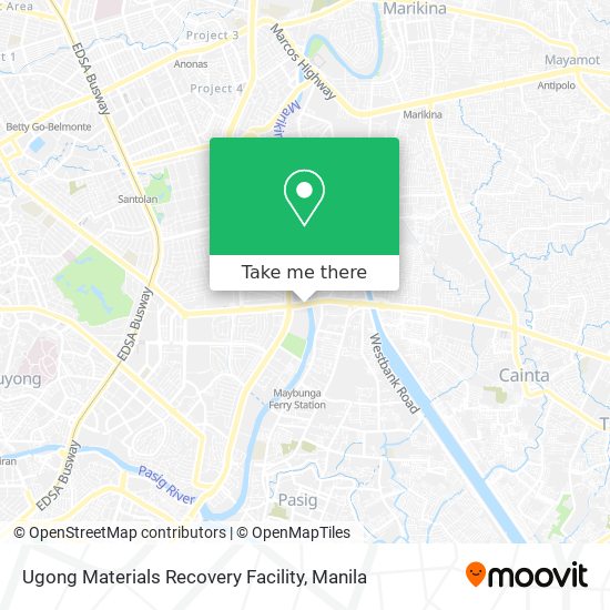 Ugong Materials Recovery Facility map