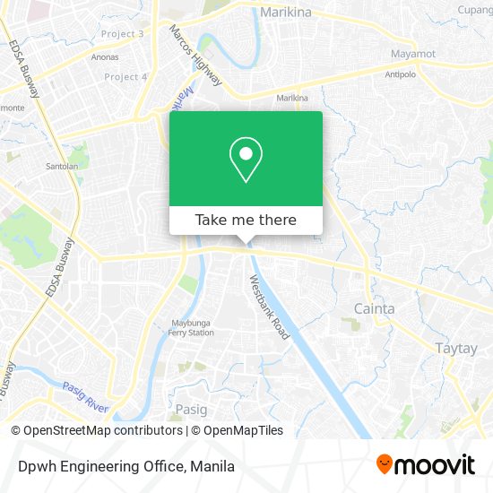 Dpwh Engineering Office map