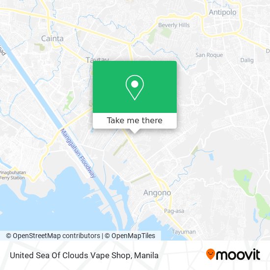 United Sea Of Clouds Vape Shop map