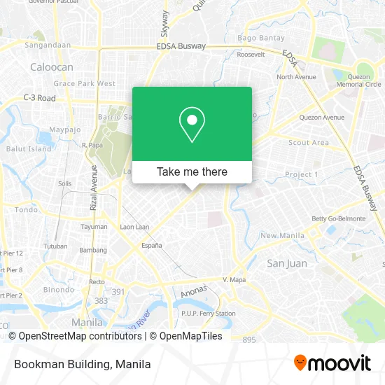 Bookman Building map