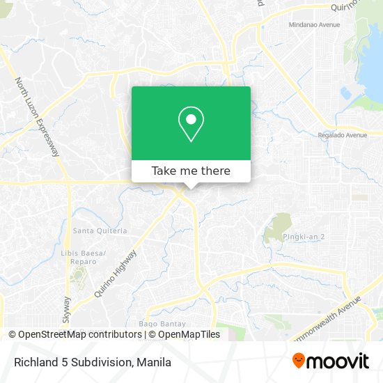 Richland 5 Subdivision map