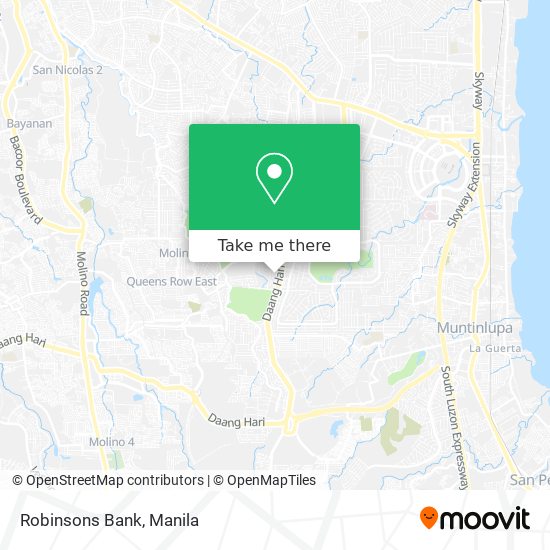 Robinsons Bank map