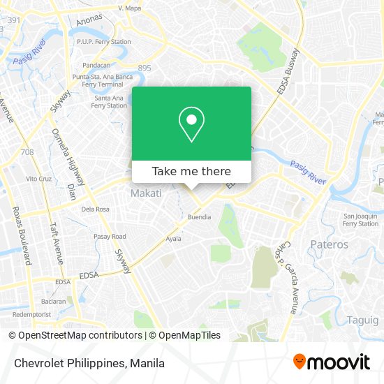 Chevrolet Philippines map