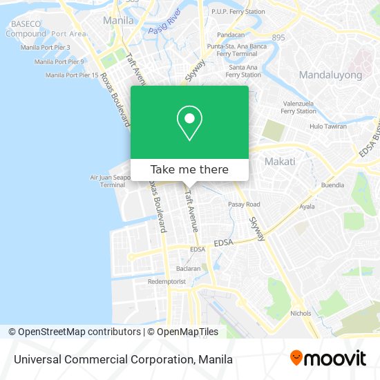 Universal Commercial Corporation map