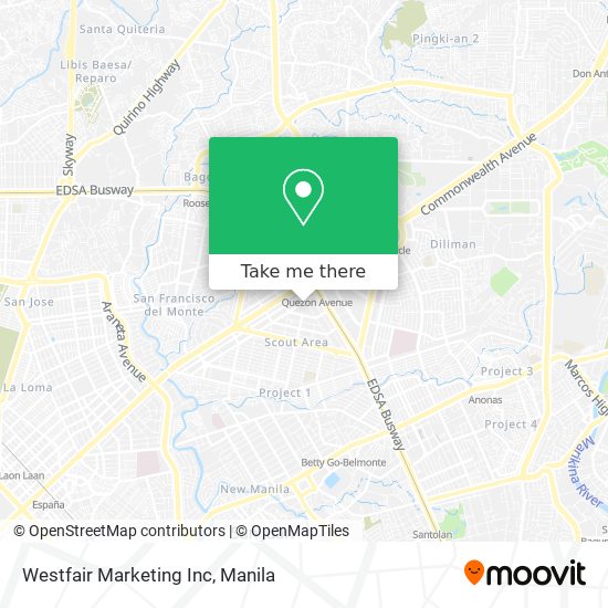 Westfair Marketing Inc map