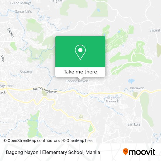 Bagong Nayon Ⅰ Elementary School map