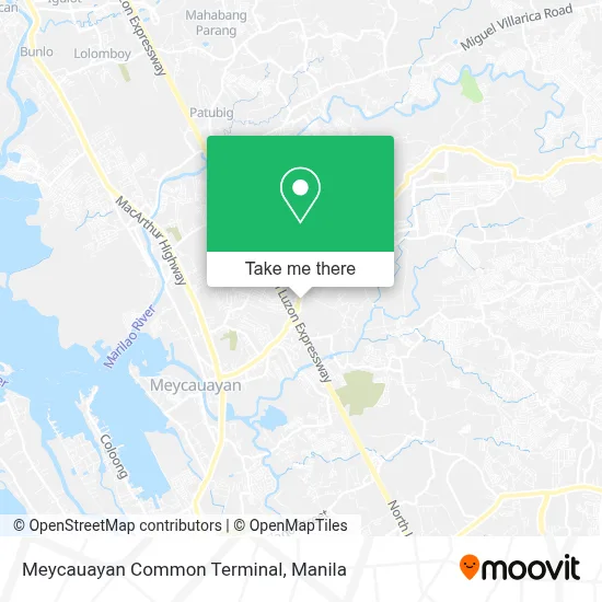 Meycauayan Common Terminal map