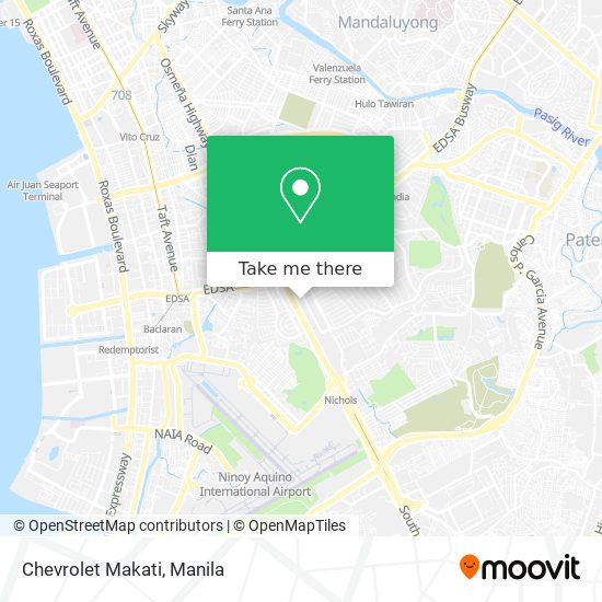 Chevrolet Makati map