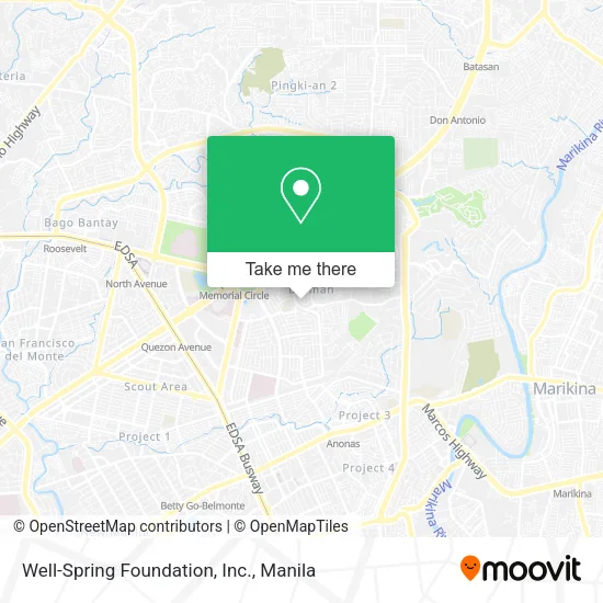 Well-Spring Foundation, Inc. map