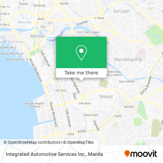 Integrated Automotive Services Inc. map