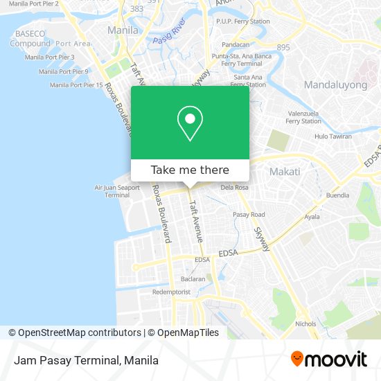 Jam Pasay Terminal map